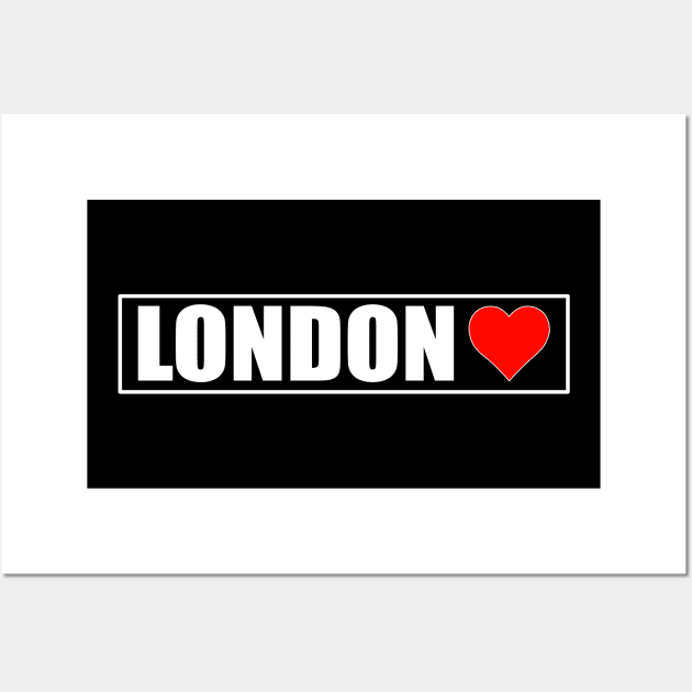 London City - I Love London Wall Art by ChrisWilson